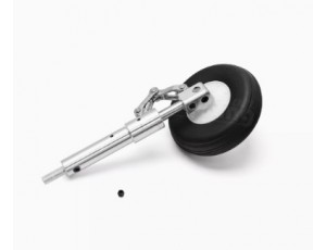 Freewing F-22 Raptor 70mm 12 Blade EDF Jet Main Landing Gear Strut & Wheel Part - Left 